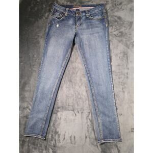 Amethyst Jeans Womens 7 Regular Blue Medium Wash Classic Denim